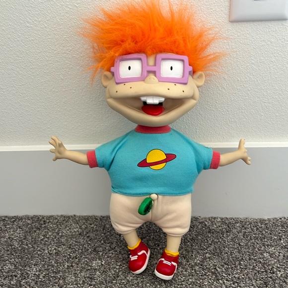 Vintage 1997 Rugrats Nickelodeon Scared Chuckie Finster - shakes & vibrates - Picture 1 of 8